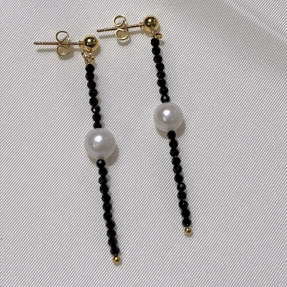 Pearl earrings